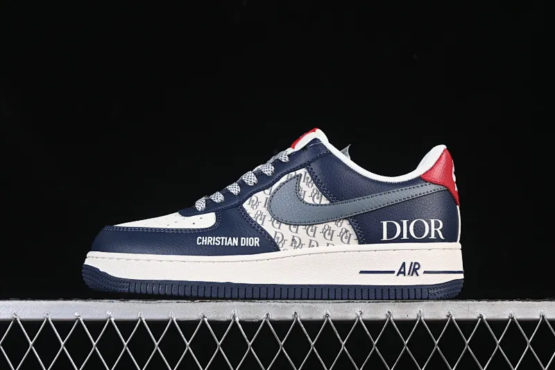 All categories Nk Air Force 1 Air Force series Nk Air Force 1 Low Air Force low top Nike Air Force 1'07 Low Dior joint beige blue gray hook Air Force 1 low top casual sneakers XD2588-603